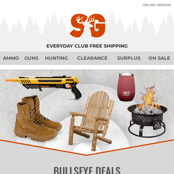 Club-Exclusive Bullseye Deals up to 75% Off