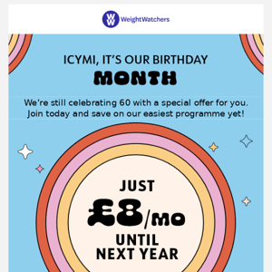 Pay just £8/mo until 2024. Say yes to you!