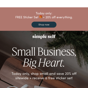 FREE GIFT! 🤍 Small Business, Big Heart