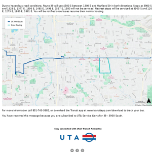 39 - 3900 South Snow Routing