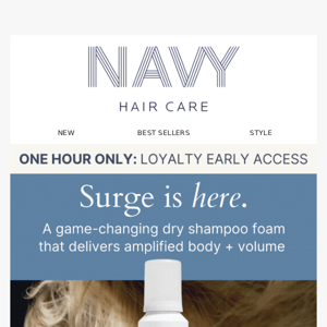 Revamp your hair: Surge is here 🌊