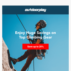 Up to 25% OFF Top Climbing Gear