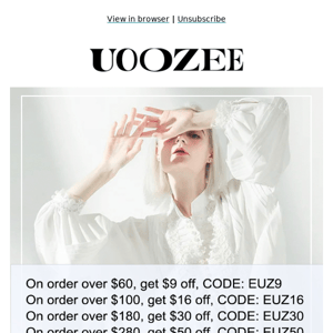 you will need another one because you can’t stop wearing UOOZEE clothes