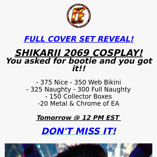 🍑FULL REVEAL! - SHIKARII 2069 COSPLAY🍑 Full Set Fri @ 12 PM EST