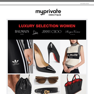 ⚡ Luxury Selection Women: Balmain, Christian Louboutin, Roger Vivier & more