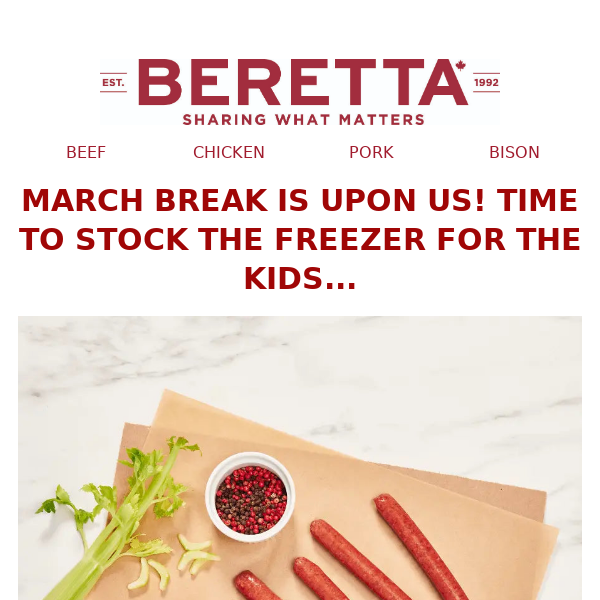 🥩🥩 MARCH BREAK SALES FOR THE KIDS🥩🥩