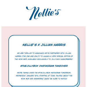 Nellie's x Jillian Harris 💚
