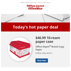 Get More Done: Stock up on today's ♨️ paper DEALS