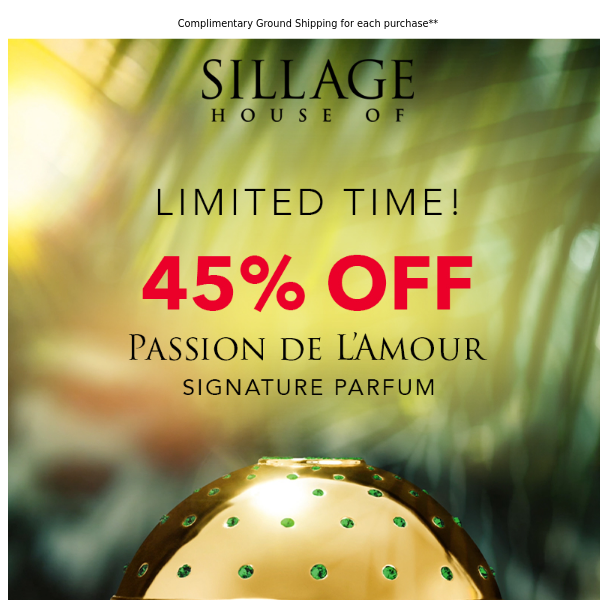 🚨 45% Off! Passion de L’Amour Signature Parfum