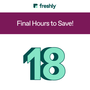 ⏳ ⏳ Just Hours Left… for 18 Free Meals!