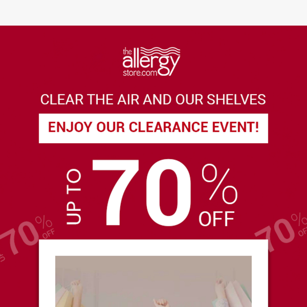 Hurry! 70% Off Allergy-Free Products Now⏰