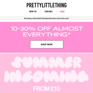 Summer styles from £10 have arrived ☀️