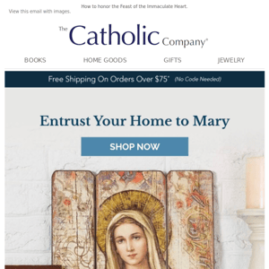 Entrust Your Life to Mary's Heart