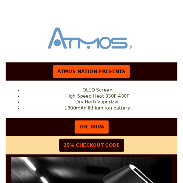 🔥 Atmos Nation Presents Our Weekend Favorite Vaporizers - Enjoy the savings while supplies Last 🔥