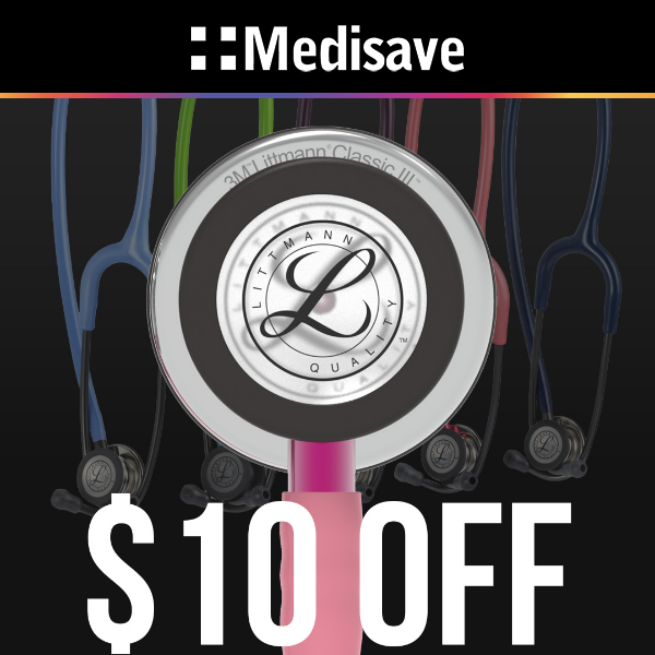 Ends soon: $10 off Littmann Classic III Stethoscopes 🩺