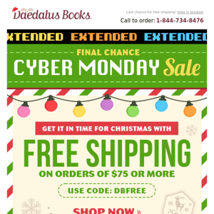 Ends at MIDNIGHT: Free Shipping!
