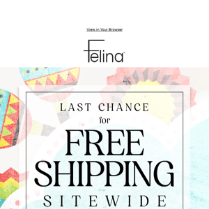 Start the Weekend with FREE Shipping 🥳