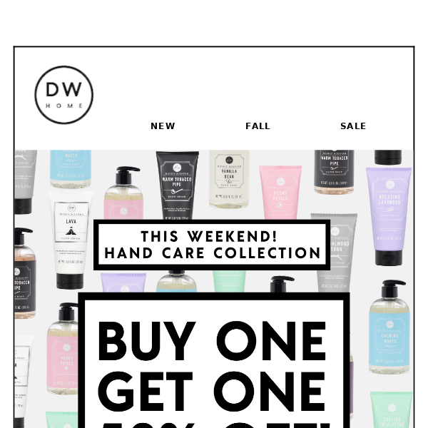 LAST CHANCE: BOGO 50% Hand Care 👋