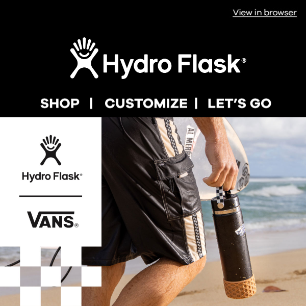 Hydro Flask Vans Limited Edition Collection 24oz Wide Mouth Waffle Boot