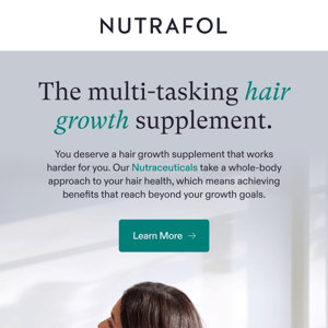 The multi-tasking hair growth supplement.