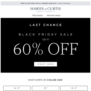 Last Chance | SHOP BLACK FRIDAY