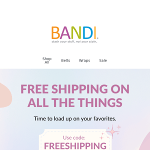 Free what? FREE SHIPPING