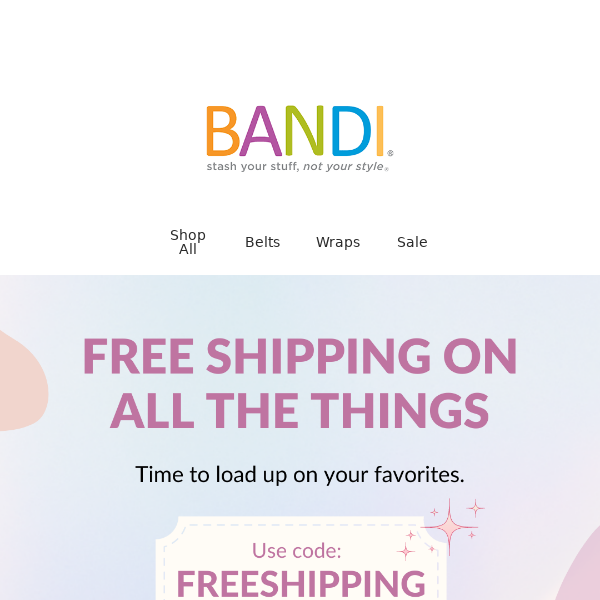 Free what? FREE SHIPPING