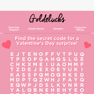 🕵️‍♂️Solve this Word Search for a Valentine's Day Discount