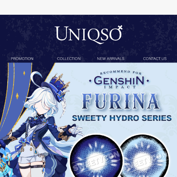 💧New Item💧Sweety Hydro series recommended for Furina now available for pre-order!!✨✨