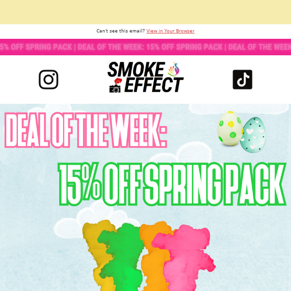 🐰 Happy Easter! 15% OFF our Spring Pack with our DOW!