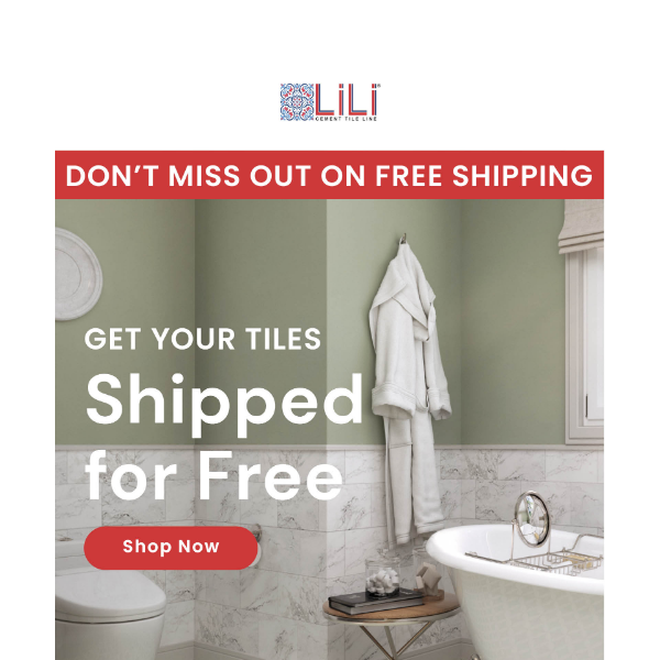 Free Shipping? That's Right!