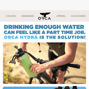 Set yourself up for success in 2023 with hydration from ORCA!