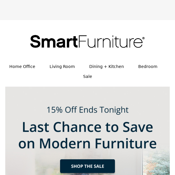 The Smart Furniture Summer Modern Style Ends Tonight!