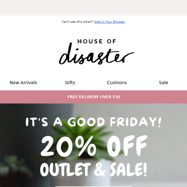 It's a Good Friday / 20% off Outlet & Sale 🌷🐇🌸