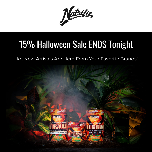 15% Off Halloween Sale ENDS Tonight!
