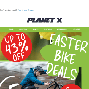 Up to 43% OFF Easter bikes