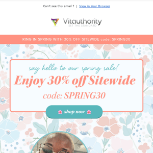 Blossom into Savings 🌸 Enjoy 30% Off Site-Wide!