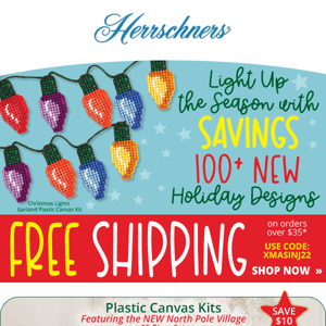 🎄 FREE Shipping & Over 100 NEW Holiday Designs to light up the season!