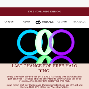 Last Chance For FREE Halo!