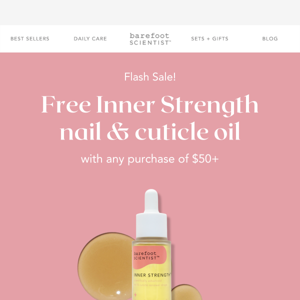 💗 FREE Inner Strength cuticle oil💗