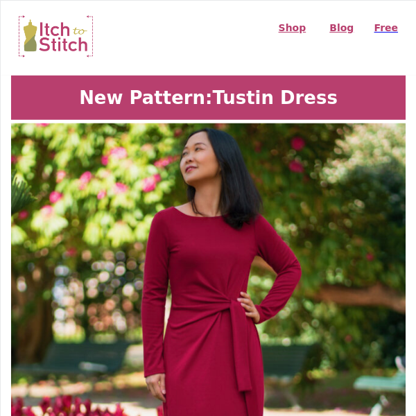 Get Ready to Sew the new Tustin Dress