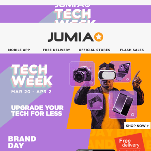 Tecno Brand Day is Live! | Get up to 30% Off Plus Free Delivery