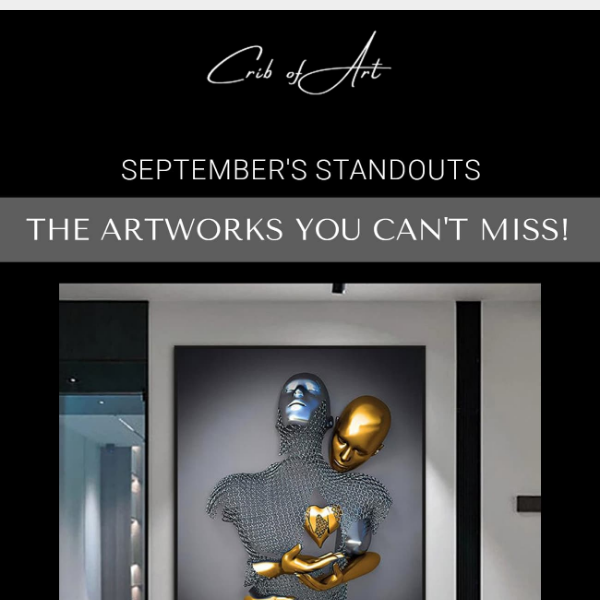 Discover September's Best Selling Artworks at Crib of Art! 🎨