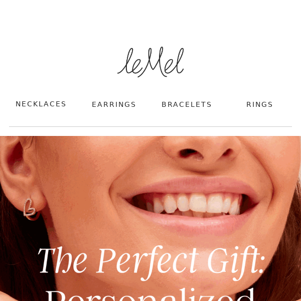 Get Personalized Jewelry from LeMel in Time for Christmas! 🎁