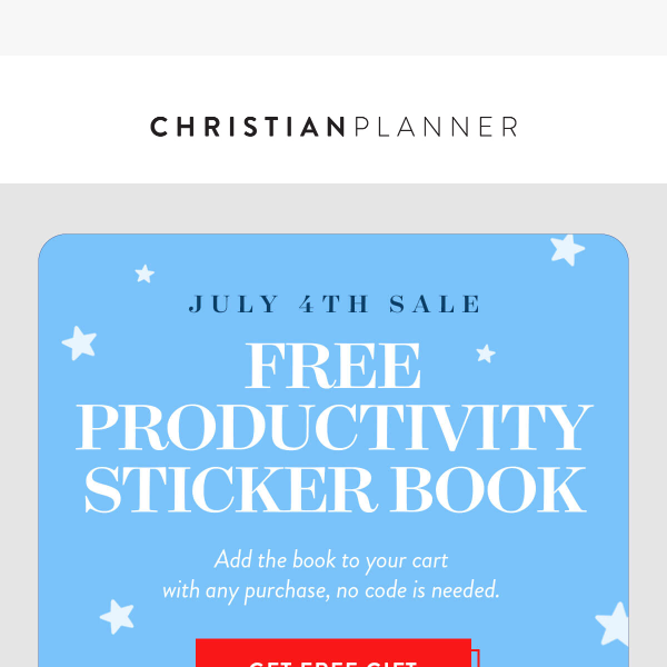 Christian Planner Sticker Book by www.christianplanner.com, Paperback
