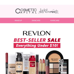 Final hours - Revlon 80% Off Sale Finishing Soon!