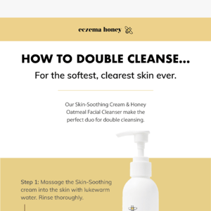 How to double cleanse