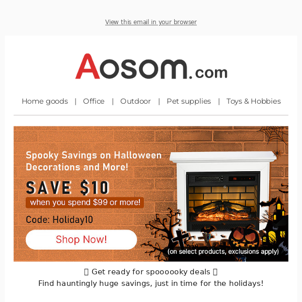 Spooky Savings on Holiday Decor and More! 👻