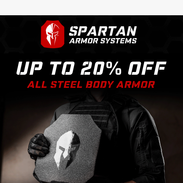 Steel Body Armor - Up to 20% Off