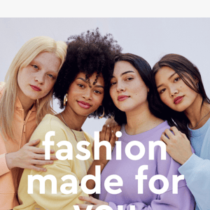 the first fashion drop is here!